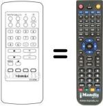 Replacement remote control Toshiba 1480RD