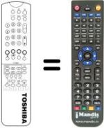 Replacement remote control CT-9868