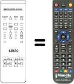 Replacement remote control Saisho CT149TX