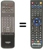 Replacement remote control CT-9734