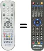 Replacement remote control Sagem DTR6700T
