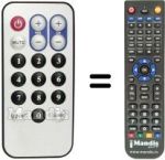 Replacement remote control REMCON1321