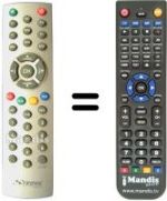 Replacement remote control REMCON887