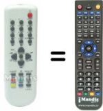 Replacement remote control Daewoo F14V1N