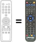 Replacement remote control RC211