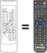 Replacement remote control RC35-1