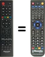Replacement remote control Hisense LHD32K220WCEU