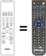Replacement remote control Nokia 7174TOP