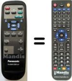 Replacement remote control Panasonic TH-37PW5