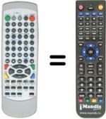Replacement remote control REMCON1307