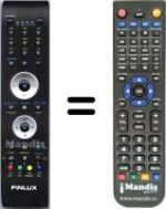 Replacement remote control Finlux 42FLHD800