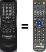 Replacement remote control Haier HTR-009