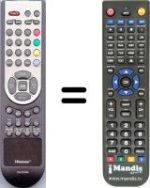 Replacement remote control Hisense EN-21636A