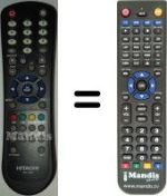 Replacement remote control Hitachi 15LD2250B