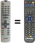 Replacement remote control Hitachi VS20151670