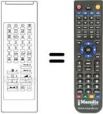 Replacement remote control Melectronic PP5500