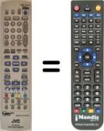 Replacement remote control JVC DR-MX10SWK