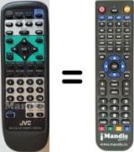 Replacement remote control JVC MV511