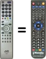 Replacement remote control JVC LT32R70SUT
