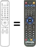 Replacement remote control REMCON406