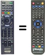 Replacement remote control REMCON181