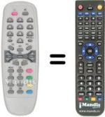Replacement remote control Mkc MLD1750T