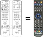 Replacement remote control Sony KV-29FX65A