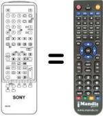 Replacement remote control Sony KVX-2130B