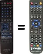 Replacement remote control Kenwood RCR0518