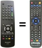 Replacement remote control REMCON906
