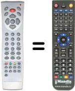 Replacement remote control REMCON1292