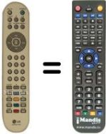 Replacement remote control LG AKB30377803