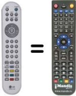Replacement remote control LG 23LC1R-ZB