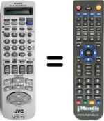 Replacement remote control JVC HR-S9700