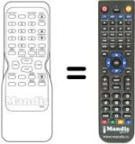 Replacement remote control Funai 21A-204