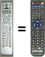 Replacement remote control NK-PD42XF