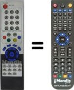 Replacement remote control EASY LIVING EL1406C