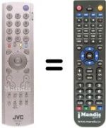 Replacement remote control JVC PD42B50BU