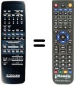 Replacement remote control Thorn FV57H