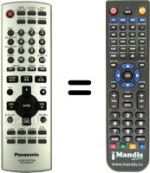 Replacement remote control Panasonic N2QAJB000137