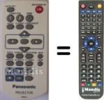Replacement remote control Panasonic PT-VX400 ( PROJECTOR )