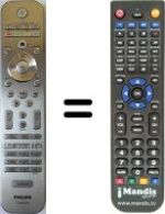 Replacement remote control Philips 32PW9551 / 12