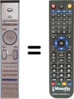 Replacement remote control Philips 50PF9631D / 10