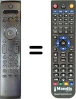 Replacement remote control Philips 30PF9975 / 12