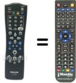 Replacement remote control Philips 862266795101