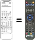 Replacement remote control Portland PVCR201