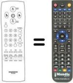 Replacement remote control Daewoo 48B3822D05