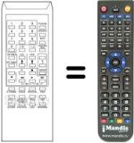 Replacement remote control RC1039E