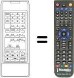 Replacement remote control RC1067E