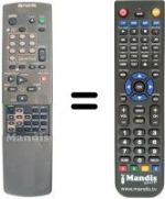 Replacement remote control RC-6VR08
